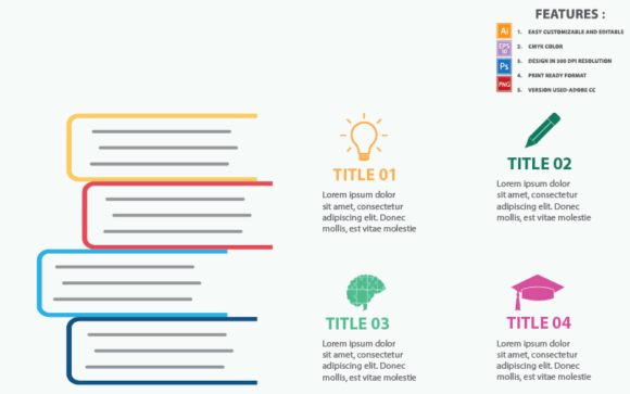 Download Abstract Creative Book Concept Infograph - Creative Collection