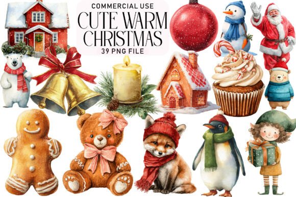 Download Cute Warm Christmas Clipart - Cute Collection