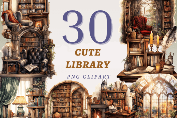 Download Cute Library PNG Bundle - Cute Collection
