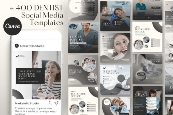 Download Dental Clinic Instagram Templates - Clinic Collection