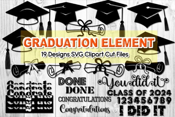 Download Graduation Cap &amp; Diploma SVG Clipart - Diploma Collection